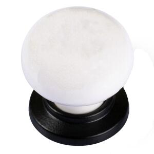 Porselen Düğme Kulp, M.Siyah-Beyaz, 5311R22 - ES-AL